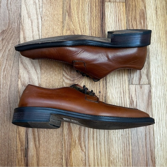 Magnanni Lace-up Oxford Derby Brown Leather Shoes Men’s Size 9.5 M main image 11
